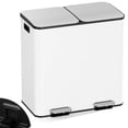 thumbnail image 3 of TLSUNNY 21 Gal Kitchen Dual Trash Can with Recycle Bin, Stainless Steel Garbage Can with Lid, Deodorizer Compartment, Odor-Proof and Fingerprint Resistant, 3 of 11