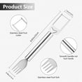 thumbnail image 2 of 2-In-1 Stainless Steel Fruit Cutter, 2026 New Watermelon Fork Slicer, Dual Head Knife with Round Handle for Kitchen Fruit Cubes, 2 of 7