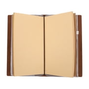 Leather Pocket Notepad Retro Notebook for Notes Sticker Travel Business Loose Leaf