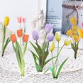 thumbnail image 3 of PET Transparent Decorative Flower Stickers, DIY Floral Stickers Set 6 Pack  For Album For Scrapbooking, 3 of 8