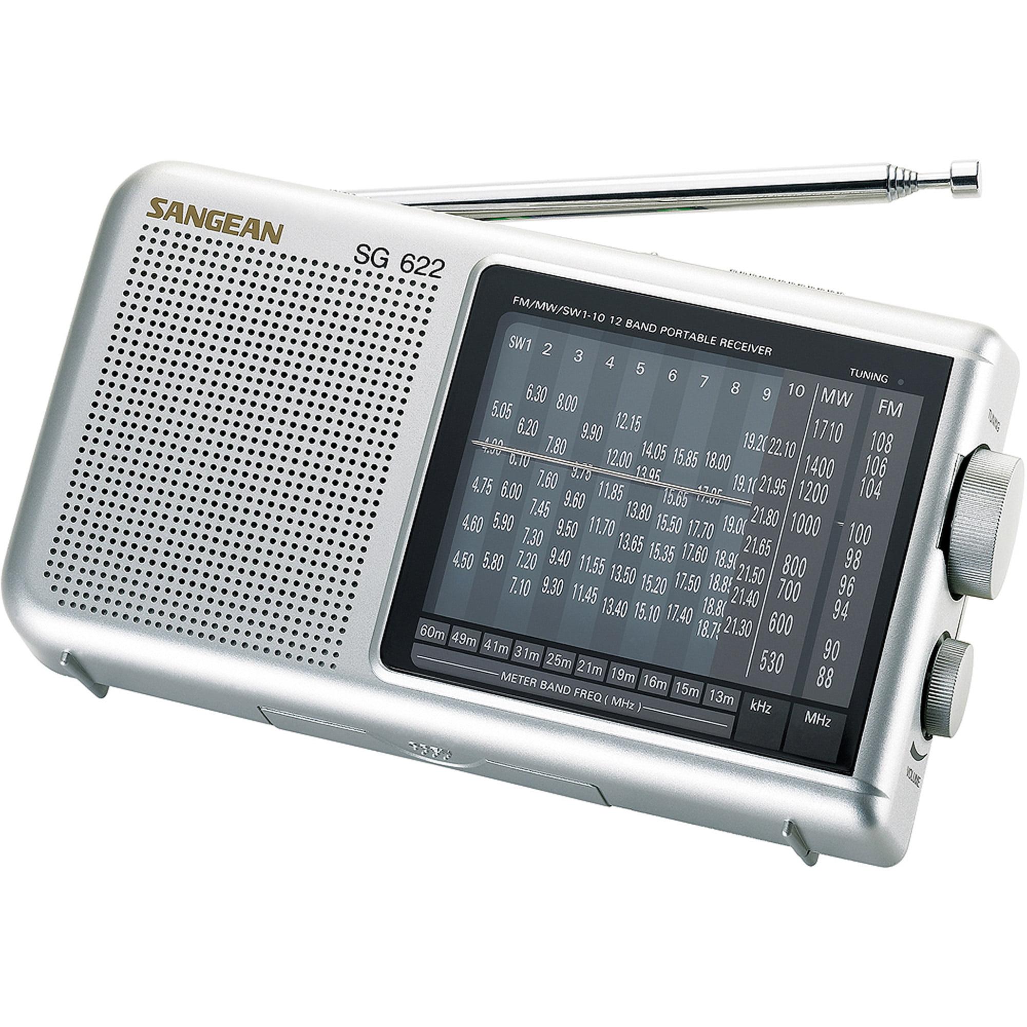 36 X Fm 36 X Sw Presetslcd Display Sangean Ats-405 Radio Tuner 36 X Am