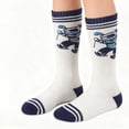 thumbnail image 3 of LIZENG Kids' Ski Socks with Print Thermal Mid Calf Socks for Boys & Girls Cotton for Kids, 3 of 3