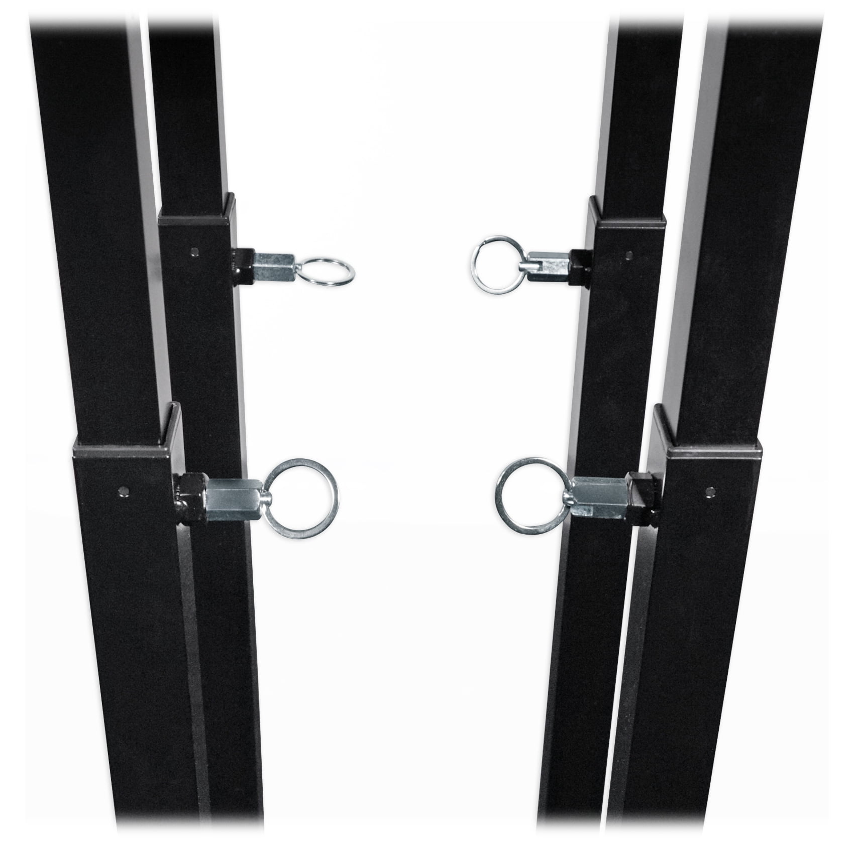 DJ Package w/Black Facade Booth+Bag+2) Totem Stands+Foldable Adjustable DJ Table