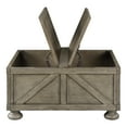 thumbnail image 5 of Kinleyville Hidden Storage Solid Wood Square Coffee Table, Antique Gray, 5 of 11
