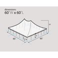 thumbnail image 5 of TentandTable Premium Sectional Canopy Pole Party Tent, White, 60 ft x 60 ft, 5 of 5
