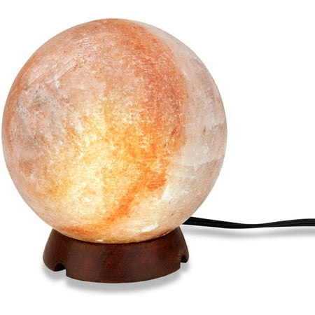 Zennery Himalayan Salt Sphere/Globe Shaped Lamp - Walmart.com