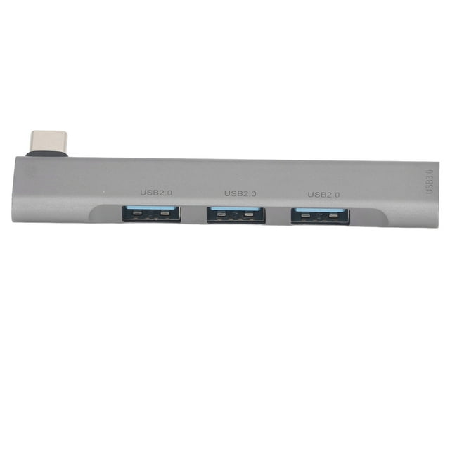 Estación De Acoplamiento USB C, 5Gbps 480Mbps 4 Puertos Pequeño Tipo Portátil De Chip De Función OTG C Hub Para Viajes