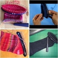 thumbnail image 2 of Conjunto de telar de punto redondo con aguja de ganchillo de hilo de Color aleatorio para tejer calcetines, bufandas y polainas, 2 of 5