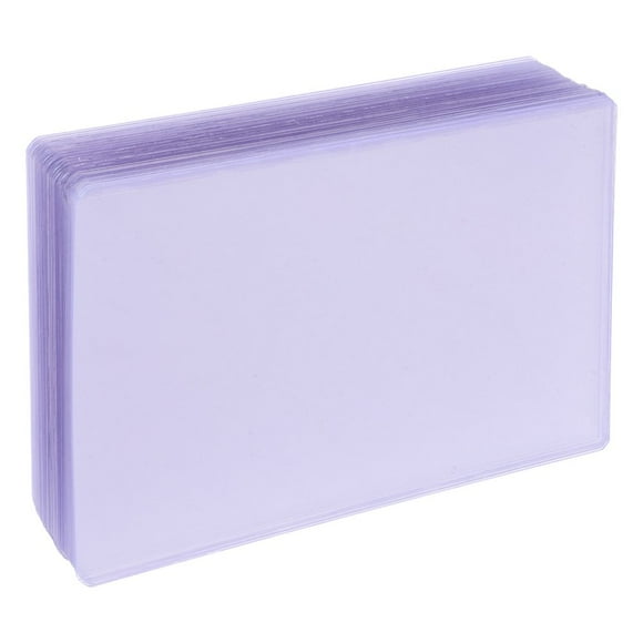 CUITING Transparent Hard Plastic Card Sleeves for Storage Lightweight Waterproof with Reinforced Edges