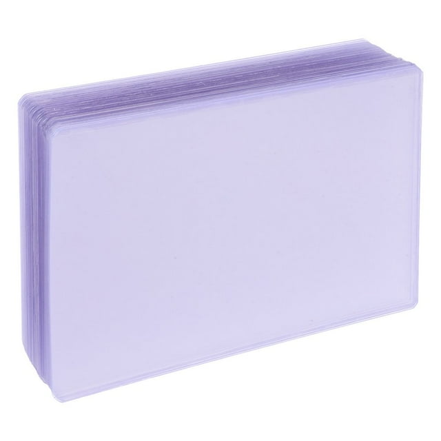CNKOO Transparent Hard Plastic Card Sleeves for Storage Lightweight Waterproof with Reinforced Edges