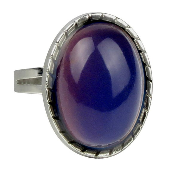 Vintage Style Retro 70s Oval Mood Changeable Emotion Feeling Adjustable