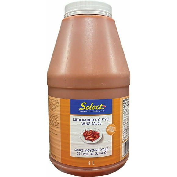 Select Foods Medium Buffalo Chicken Wing Sauce, 8 litres