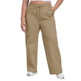 thumbnail image 2 of vigerkar Plus Size Baggy Sweatpants for Women with Pockets Warm Wide Leg Lounge Long Joggers Pants (Khaki, XL), 2 of 9