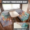 thumbnail image 2 of Garronmavis Starfish Shell RV Dinette Cushion Covers Flower RV Seat Covers Comfortable Camper Cushion Slipcover 1 Pcs Bench Cover 1 Pcs Backrest Cover Christmas Decor, 2 of 7