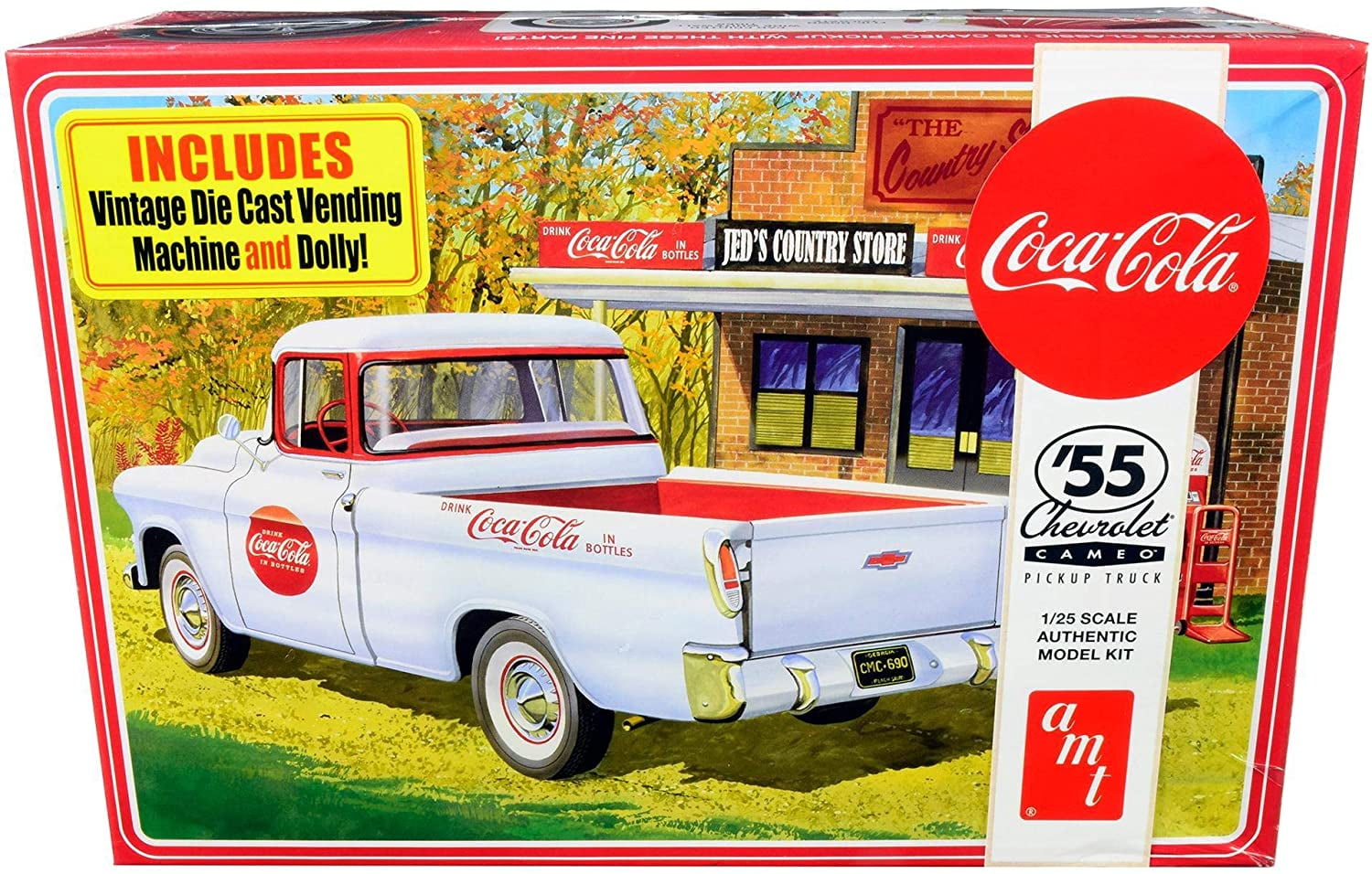 Auto World 1:25 Scale 1955 Chevy Cameo Coca-Cola Pickup