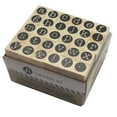 thumbnail image 3 of Hampton Art Miniature Alphabet Wood Stamp Set, 3 of 6