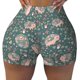 thumbnail image 2 of Fotbe Hedgehogs and Flowers Shorts Sin Costuras – Shorts Deportivos de Cintura Alta para Mujer, Elásticos para Gimnasio, Yoga, Running o Ciclismo-Large, 2 of 8