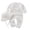 White, variant on Kakishop Newborn Baby Girl Boy Ruffle Romper Knit Sweater Onesie Jumpsuit Long Sleeve Romper Hat Solid Fall Winter Outfits (Red,0-3 Months)