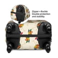 thumbnail image 2 of Logiee Boho Chicken Print Travel Luggage Cover,Suitcase Protector, Washable Elastic Suitcase Baggage Cover,Closure for Wheeled Suitcase Fit 18-32 Inch Luggage-Large, 2 of 7