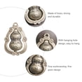 thumbnail image 3 of Miangastore Chinese Gourd Key Ring Pendant Key Chain Brass 1Pack, 3 of 8