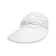 thumbnail image 1 of '="Sombrero de visera blanca para mujer, de ala ancha, con protección UV, plegable, para playa y verano", 1 of 5