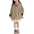 thumbnail image 1 of Kids Windbreaker,Plaid Patchwork Sleeves Stand Collar Jacket for Medium Large Children Girls,Kid Girl Jacket, 1 of 9