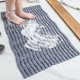 thumbnail image 1 of Alfombra de baño antideslizante | Alfombra de ducha con ventosa | Alfombra de piso elegante con impresión HD para baño, vestíbulo, dormitorio, sala de estar | Resistente a la decoloración, fácil de, 1 of 8