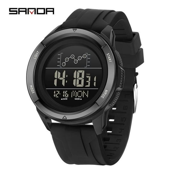 EXPLOJOY Men's Digital Sport Watch – Waterproof, Alarm, Chronograph, Luminous Display