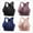 4pcs, variant on AEXTO Women's Zip Front Sports Bras Wireless Padded Racerback Medium Support Post-Surgery Bra Yoga Exercise Athletic Bras