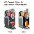 thumbnail image 3 of 4 Pack LED Lights for Slushi FS301/FS300 Capsule-Shaped Lighting Module Slushie Machine Accessory, 3 of 5