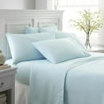 thumbnail image 5 of DDI 1941557 Twin Premium Double Brushed 4 Piece Sheet Set - Aqua Case of 12, 5 of 5