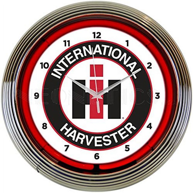 Neonetics Horloge Néon Moissonneuse Internationale