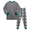 thumbnail image 4 of Futezty Toddler Boys Girls Clothes Fall Winter Outfit Sets, Baby Boy Girl Outfits Long Sleeve Round Neck Dinosaur Print Elastic Waist 3M 6M 12M 18M 24M 2T 3T 2 Piece Everyday Sleepwear Clothes Set, 4 of 7