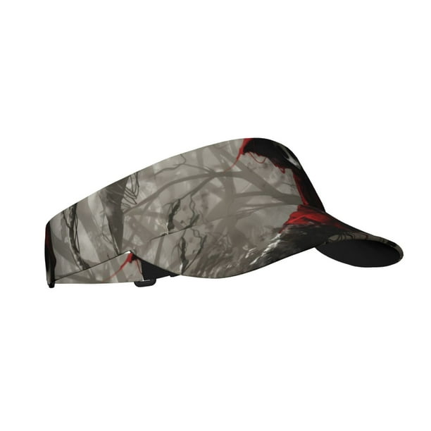 Balery Dark Red Hooded Girl Gorra deportiva con visera ajustable para mujer y hombre (talla única)