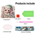 thumbnail image 2 of 5D DIY Art Decoraciones Mesa Kits Adornos Kit Acrílico Forma Especial Angel Girl, 2 of 9