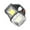 Silver1, variant on HIBIBUD Flashlights High Lumens,Seven Light Sources Rechargeable Flashlights,Front and Rear Dual Lights Led Flashlight,Silver1