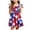 White, variant on Splozh Toddler American Flag Dress 1T 2T 3T 4T 5T 6T Summer Cute Spaghetti Straps Parade Dress Toddler American Flag Outfit,Navy,2-3 Years