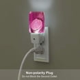 thumbnail image 5 of Rocae Sparkling Pink Toilet for 0.5W Plug in Night Light, Dusk to Dawn, Bright Nightlight Auto-On/Off-US, 5 of 7