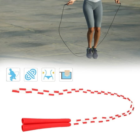 jump rope adults children segmented beaded skipping exercise sports ropes topincn