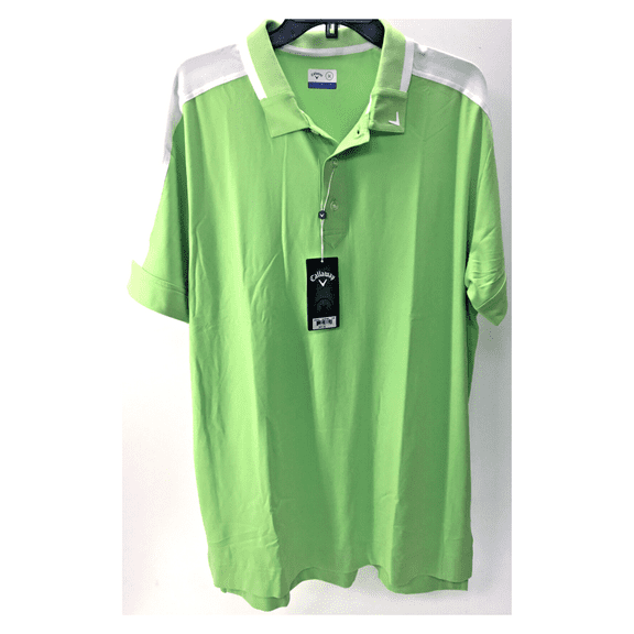 Callaway Men's Opti-Dri Stretch Polo Shirt, Opaline Green, 2XL