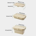 thumbnail image 2 of Insulated Picnic Tote Portable Table Design Leakproof Food Storage For Outdoor Dining Travel Folding Insulated Picnic With Lid, 2 of 5