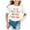 White, variant on SNKSDGM Girls Girls Shirts Size 14 16 Cute Girls Shirts Size 12-14 Trendy Children's Fashion Back to School Season Printed Round Neck Short Sleeve Casual T Shirt Top (1) 12-13 Years