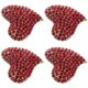 thumbnail image 2 of GOOHOCHY broches de corazón con diamantes de imitación, ideales para San Valentín, para vestidos de novia y fiestas., 2 of 8