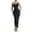 B Black, variant on Cocktail Dresses for Women Sleeveless Square Neck Ruched Bodycon Midi Dress, Backless Spaghetti Strap Side Split Party Dress for Cocktail, Date Night & Club Wine,S
