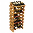 thumbnail image 1 of Wooden Mallet WRD47LO 32 Bottle Dakota Wine Rack with Display Top, 1 of 1