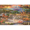 thumbnail image 4 of Buffalo Games 2000-Piece Chuck Pinson Wild Africa Adult Interlocking Jigsaw Puzzle, 4 of 5
