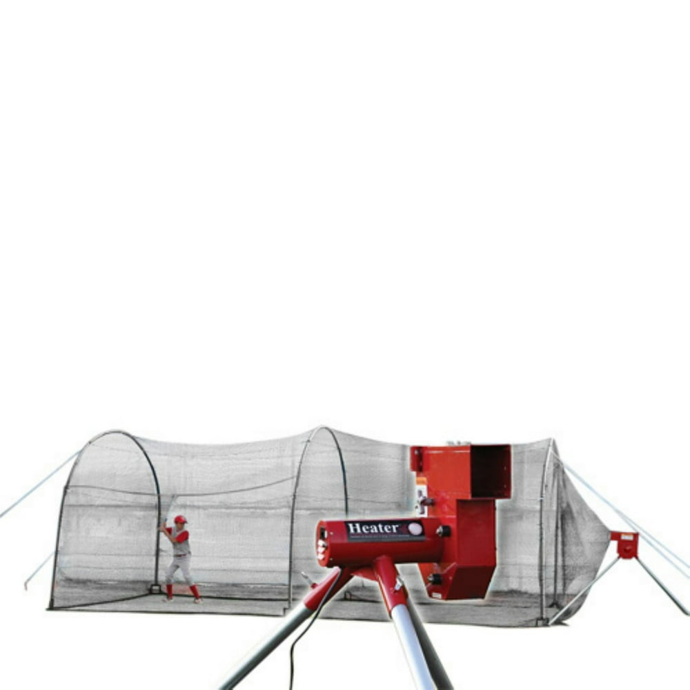 Heater Sports Heater Baseball Fastball Pitching Machine and Xtender