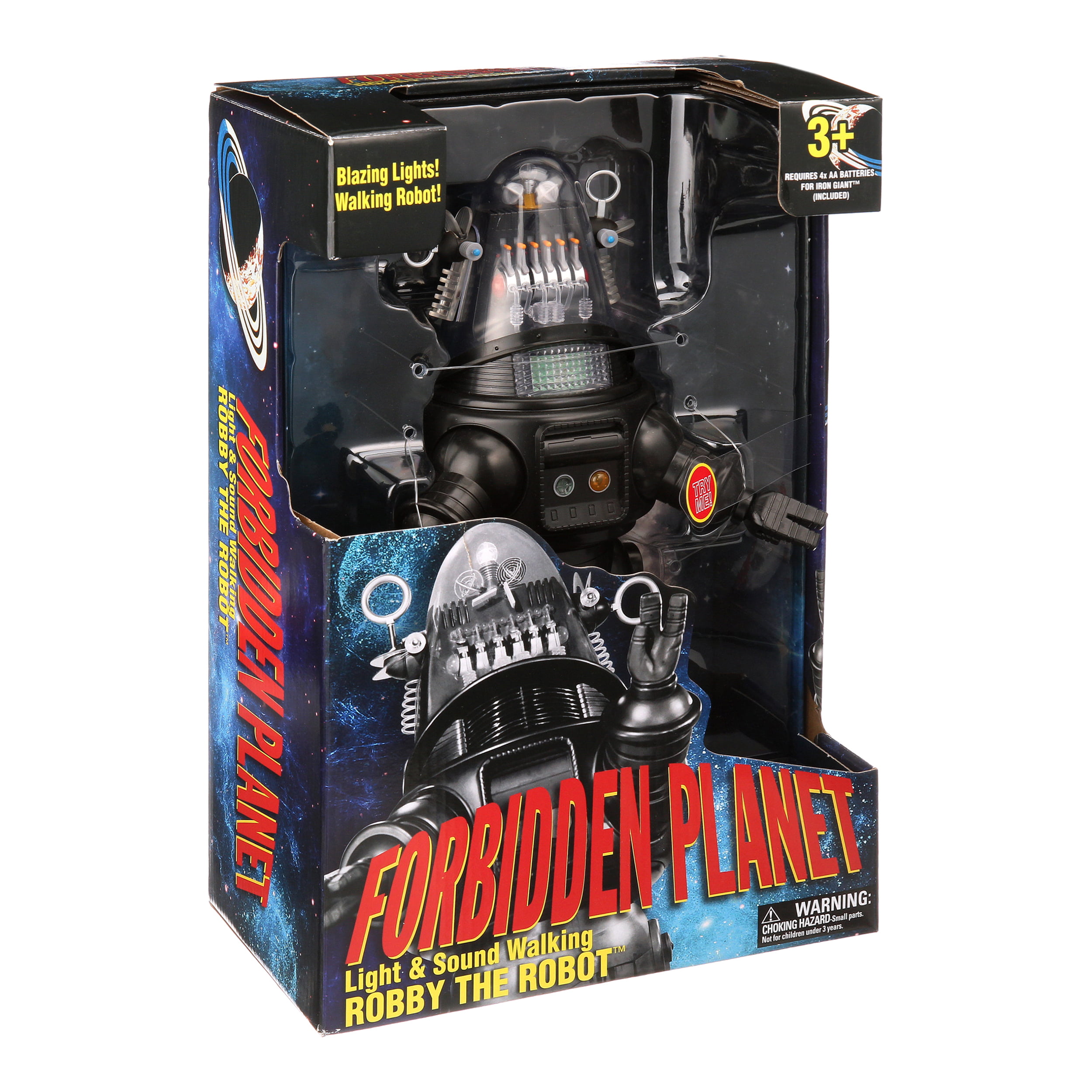 Light & Sound Walking Toy Action Figure 15" Forbidden Planet Robby The Robot 