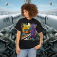 thumbnail image 4 of Unisex Heavy Cotton T-Shirt Insane Vibrant Color Train Off Track 018, 4 of 7