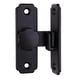 thumbnail image 2 of Pestillo de hebilla para puerta corredera de granero, de acero inoxidable con tornillos, cerrojo para puerta, para cerca, jardín, Negro BLESIY Cerradura de puerta de granero, 2 of 8